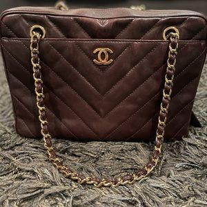 Chanel pocket camera bag